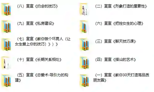 宣宣情感VIP10套课实战指南|限时专属打包揭秘-掌舵行动营
