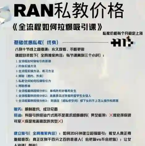 RAN私教V3.0｜实战指南：全流程拉爆吸引课的独家秘诀-掌舵行动营