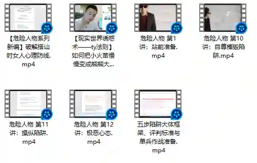 危险人物《五步陷阱》视频版｜实战指南·限时揭秘-掌舵行动营