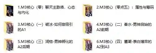 黑猫《谜男M3核心课程》实战指南+独家案例揭秘-掌舵行动营