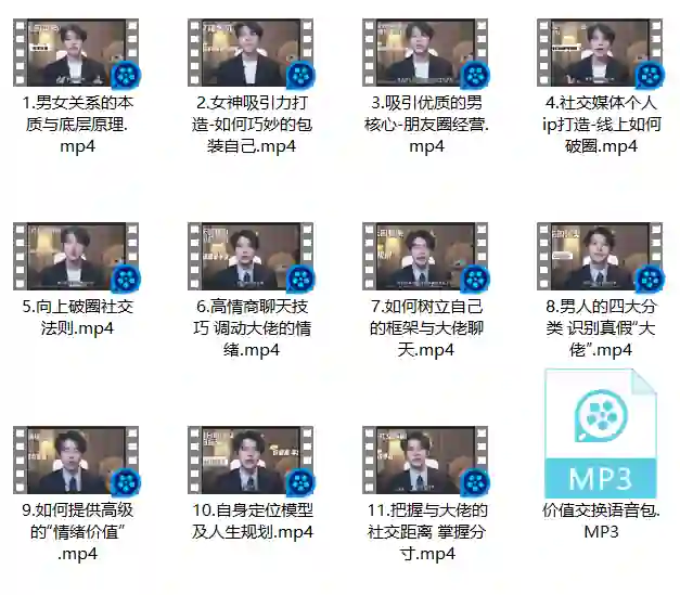 梵公子情绪价值核心课【向上社交破圈升维实战指南】-掌舵行动营